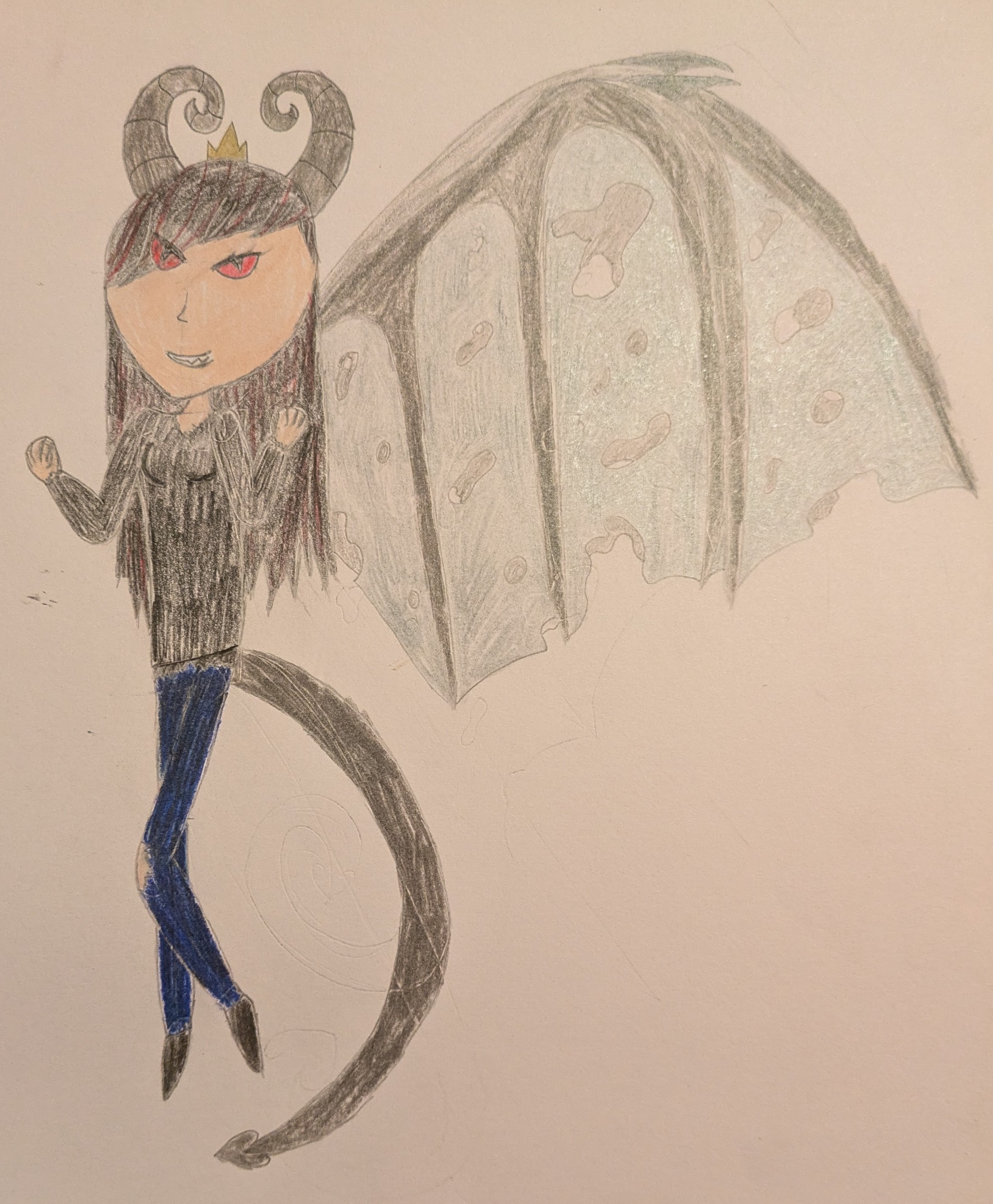 2018, Traditional, Original Character, OC, Demon Girl