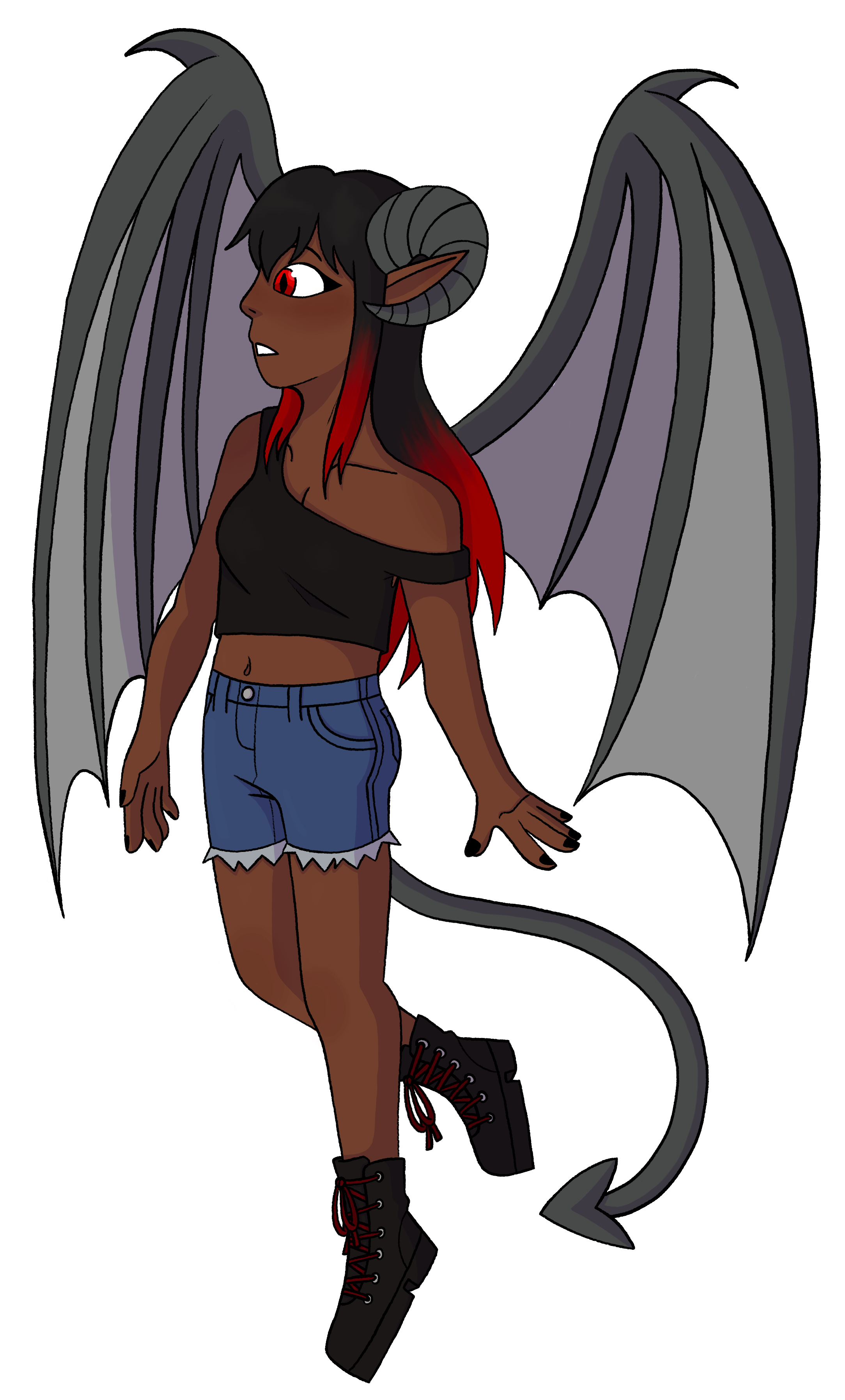 2024, Digital, Original Character, OC, Demon Girl