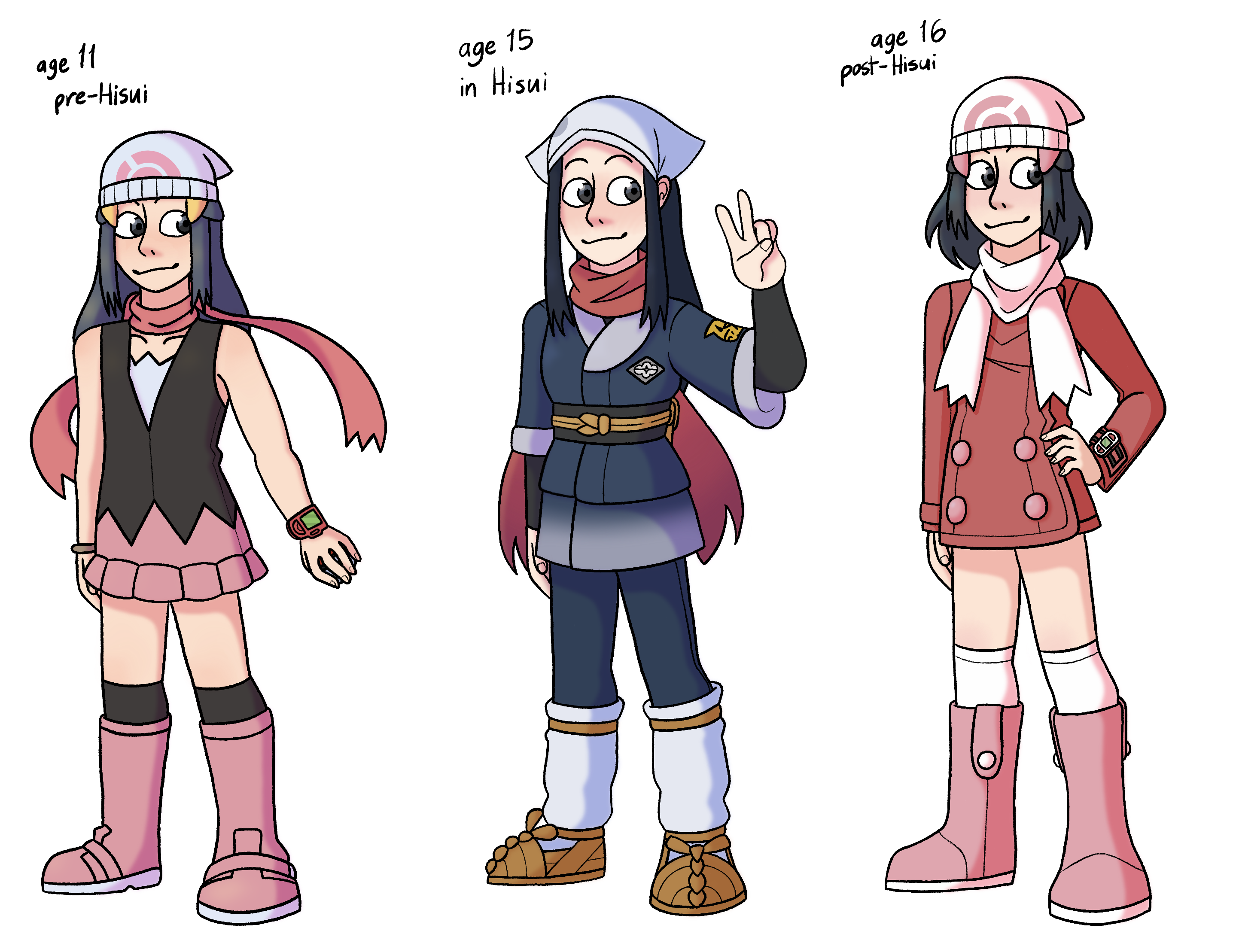 2025, Digital, Pokemon: Diamond Pearl Platinum Legends Arceus, PKMN, DPPt, PLA, Dawn, Akari