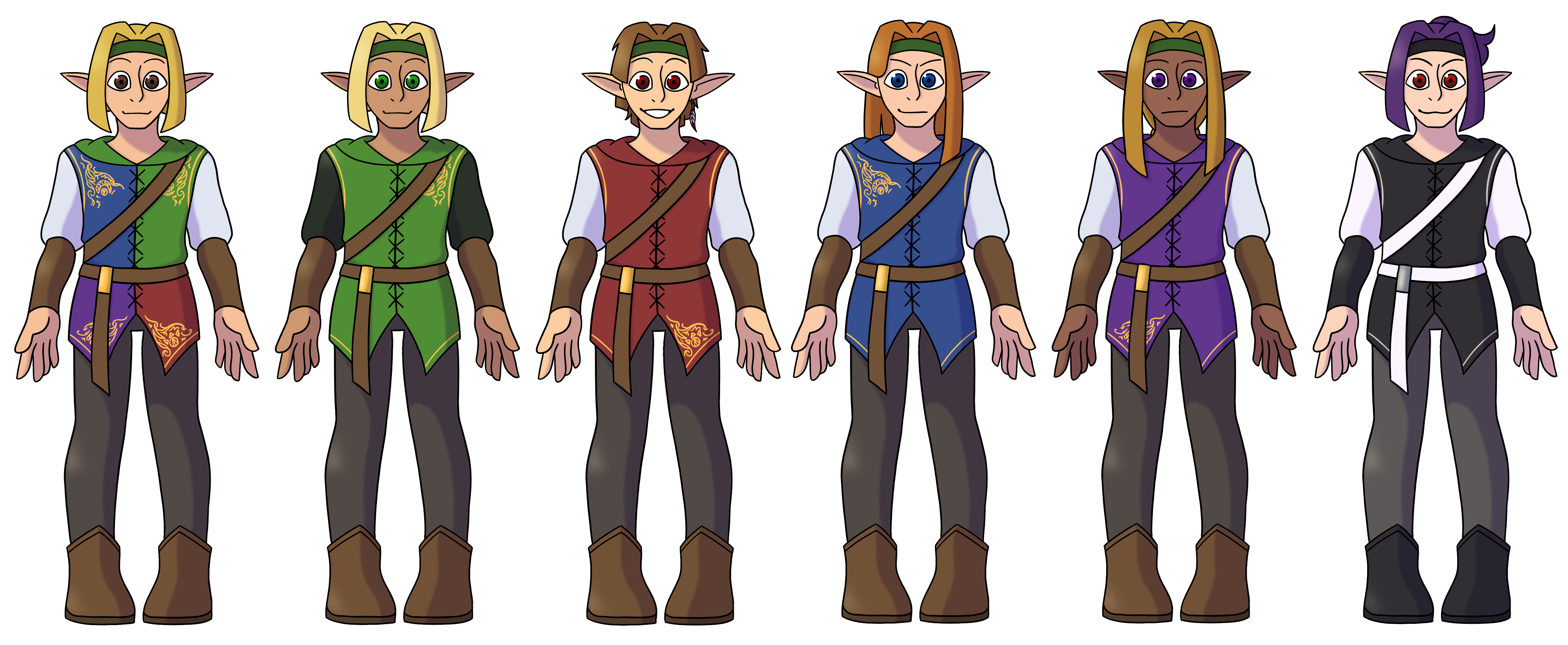 2025, Digital, Linked Universe, Four Swords Adventures, The Legend of Zelda, LU, FSA, LoZ, Four, Green Link, Red Link, Blue Link, Vio Link, Shadow Link