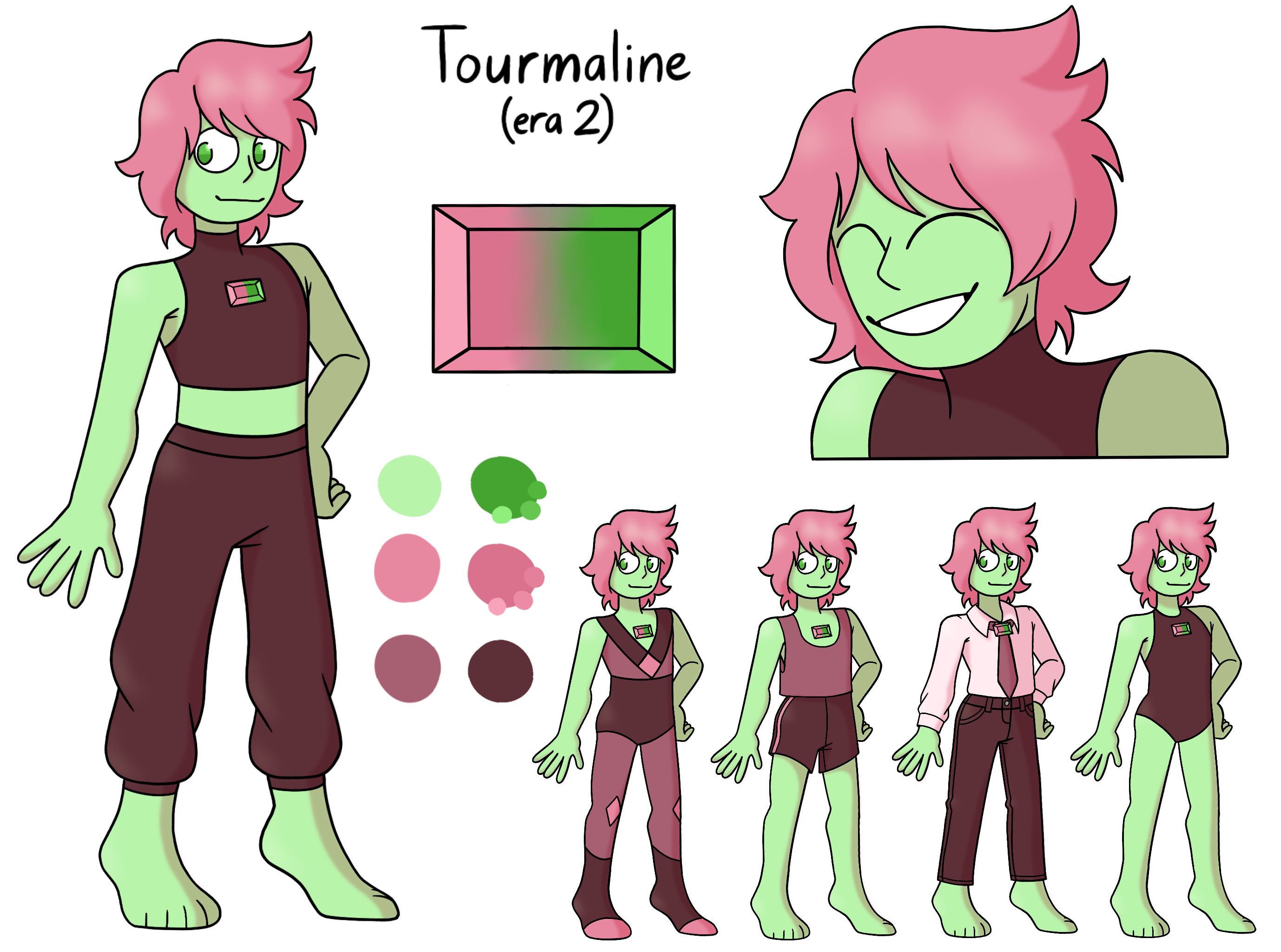 2025, Digital, Steven Universe, SU, Original Character, OC, Tourmaline